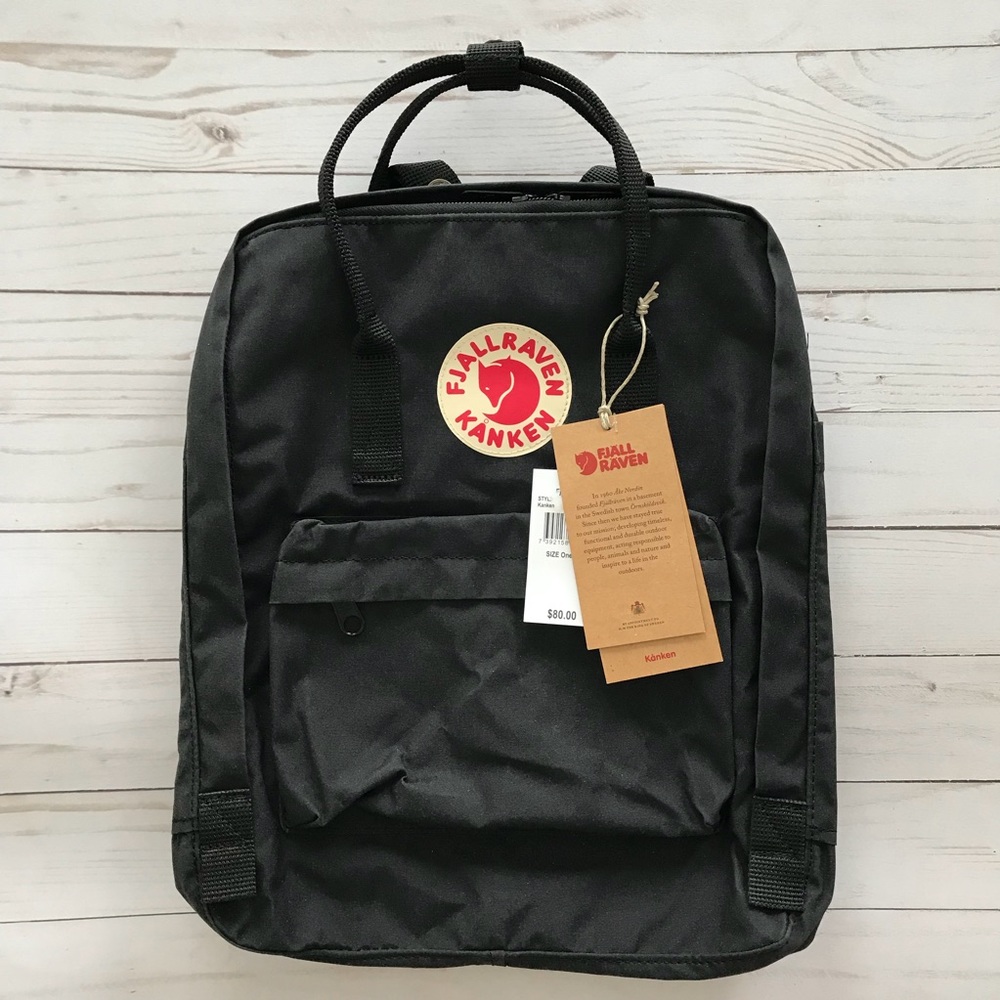 Fjallraven Kanken Black Backpack